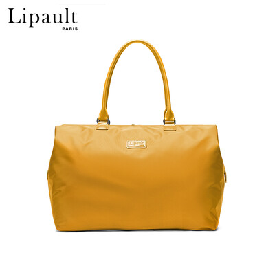 

Lipault fashion light travel bag travel bag large capacity handbag light travel luggage bag female P5145103 dark yellow