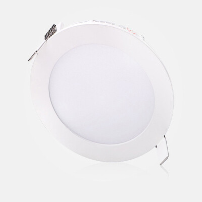 

Odinlighting Led panel light led downlight 9W Diameter 145mm Hole 130-135mm silver shining series Cold White Free Shipping