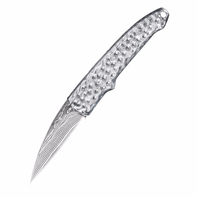 

CHACHEKA Pocket Damascus Knife Folding Blade Knives Outdoor Girl Women Men Survival Tools Christmas Exquisite Gift Collection