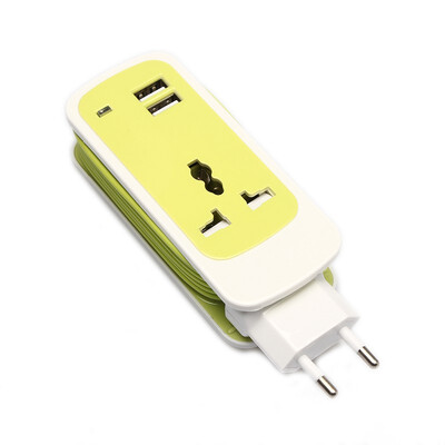 

два порта USB 3 в 1 многих сокет сша / ес зарядное устройство 5V 2.1а телефоны дома