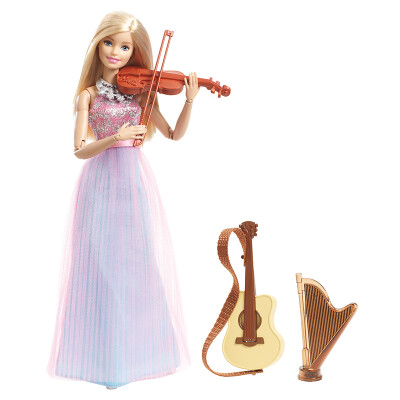 

Barbie girl doll toy gift box violinist DLG94