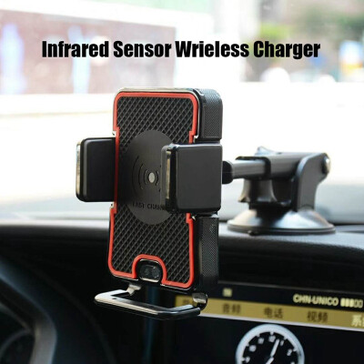 

Dashboard Infrared Sensor Car Mount Air Vent Phone Holder For iPhoneX 8 For Samsung Note8 S9 S9 Plus Automatic clamping Phones