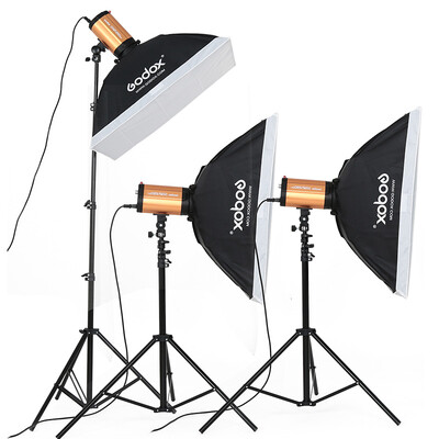 

Годокс 300W-SDI Три светильника Студия Flash Set Студия Фотостудия Фотография Свет Портрет Съемка Свет