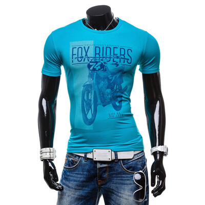 

Zogaa New Mens T-shirt Short Sleeve Printing Slim Fashion