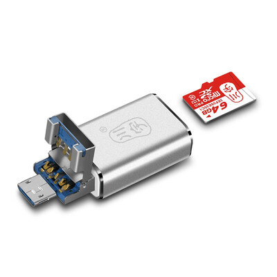 

Kawau 30 OTG Card Reader High Speed Mini Adapter with Micro SD Card TF Card Slot C326 Memory Card Reader for Mobile Phone