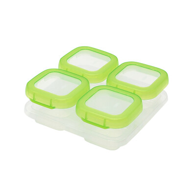 

Austrian show OXO childrens food supplement box baby supplies milk powder box milk powder baby food storage box baby food supplement ice pack portable snack box green 120ml4