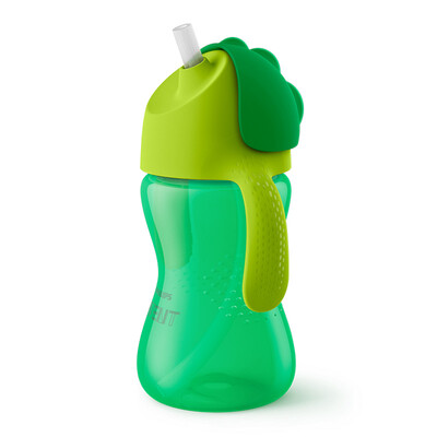 

Philips AVENT 300 ml with handle sippy cup childrens cup baby learning cup sunshine green American dentist recommended SCF79501