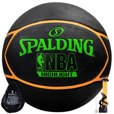 

Spalding Spalding 7th outdoor rubber basketball wear training basketball ball 83-199Y