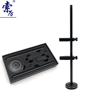 

Suoli graphics card support frame all aluminum black strong magnet adsorption fixed arbitrary adjustment fixed section prevent long graphics card bending support various chassis XK01