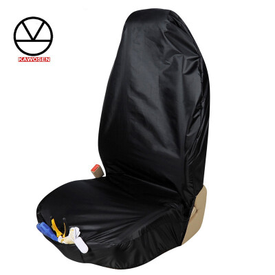 

KAWOSEN Premium Waterproof Bucket Seat Cover 1 Piece Universal Fit for Most of Cars Trucks Suvs Black Car Seat Protector