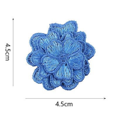 

Sunbling 3d flower patch sew on embroidered jeans clothes brand small applique patches