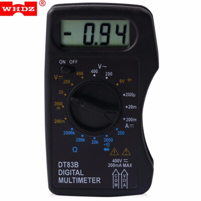 

WHDZ DT83B LCD Digital Multimeter AC DC Voltmeter Tester