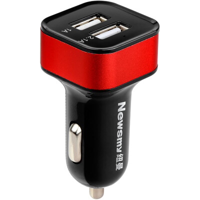 

Newsmy NM-4 Dual 21A 10A USB Port Car Charger Black