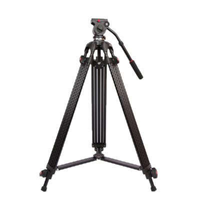 

Photography Accessories 18m Foldable Telescoping Aluminum Alloy DSLR Camera Camcorder Video Tripod with Fluid Drag Head Padded Ba