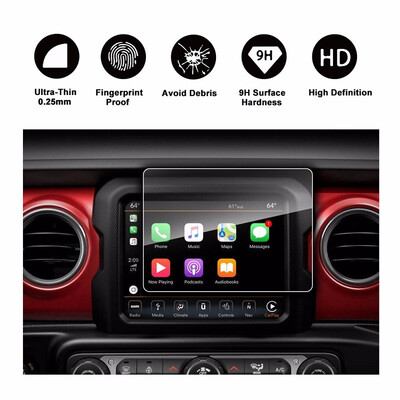 

2018 Jeep Wrangler JL Uconnect 84 167124MM navigation screen protector