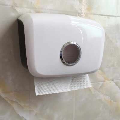 

Rectangular Chromium-plated Towel Paper Box Removable Tissue Holder Bracket for Toilet&Kitchen