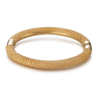 

Small Pits Water Drop Heavy Stainless Steel Bangle