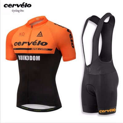 

Cycling jersey 2018 pro team Cervelo pink short sleeve cycling clothing bib shorts kit ropa ciclismo road MTB bike clothes