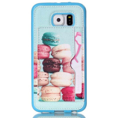 

MITI Leather Case + TPU Innder Soft Protective Cover For Phone Samsung S6 G9200 Mobile phone case with Card Slot Stand