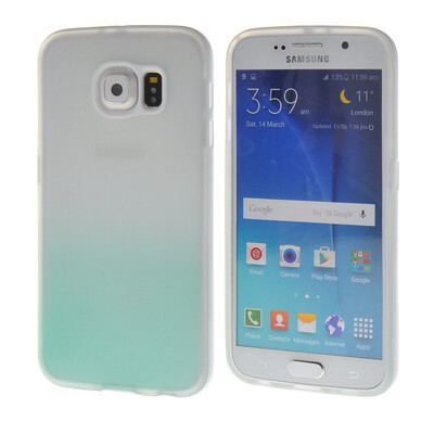 

MOONCASE Rainbow Series Soft Flexible Silicone Gel TPU Skin Shell Back Case Cover for Samsung Galaxy S6