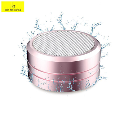 

JKR JKR-5 Waterproof Mini Bluetooth Speaker Portable Colorful Metal 10 Meters Transmission Bluetooth Speakers 5 Colors FM Radio