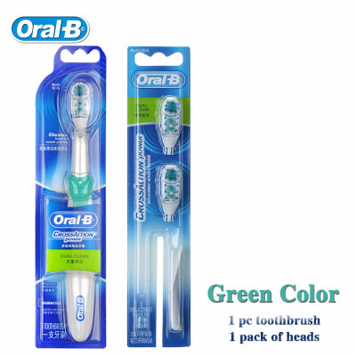 

Oral B Cross Action Electric Toothbrush for Adults Deep Clean Teeth Whitening Power Teeth Brush 2 Replaceable Tooth Brush Heads