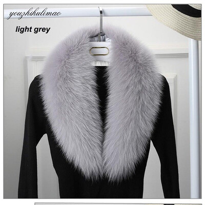 

MsMinShu Genuine Fox Fur Collar Scarf For Women Winter Fox Fur Scarf 100 Natural Fox Skin Collar Neck Warmer Custom Made