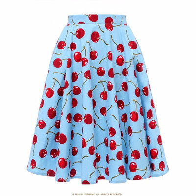 

Design Floral Skirt Women High Waist Plus Size Summer Skirts