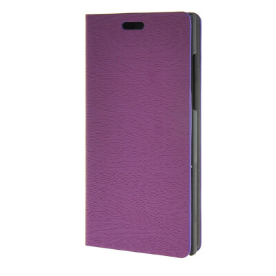 

MOONCASE Leather Wallet Case Classical Flip Book Card Slot Bracket Back Case Cover for BlackBerry Leap Purple