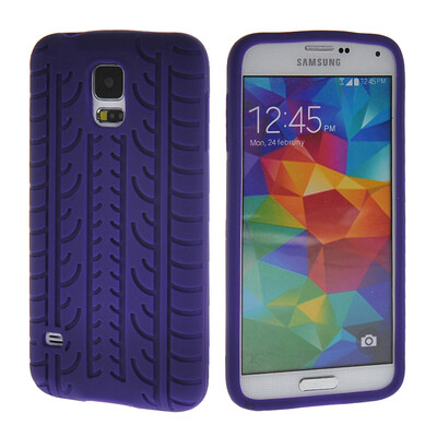 

MOONCASE шин кожа Мягкие гибкие гель ТПУ Оболочка задняя крышка чехол для Samsung Galaxy I9600 S5 фиолетовый