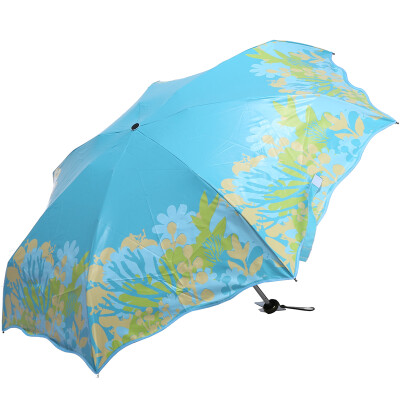 

[Jingdong Supermarket] Paradise umbrella (UPF50 +) Creamy silk half off ultra-light sun umbrella sunny umbrella 31802E red