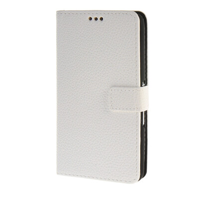 

MOONCASE Sony Xperia Е4 чехол Лич Слот кожи Кожа карт бумажника сальто Кронштейн задней стороны обложки Белый