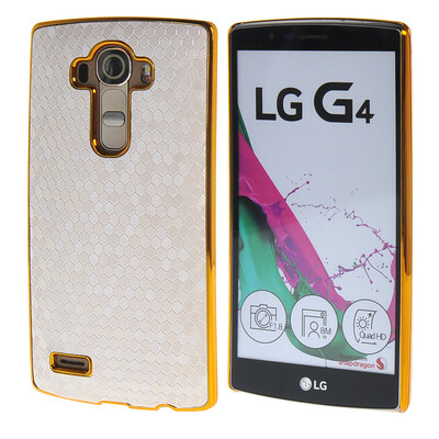 

MOONCASE Flash Flake Skin золото Chrome Hard Back чехол для Cover LG G4 белый 01
