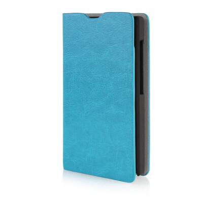 

MOONCASE Leather Side Flip Wallet Card Slot Pouch Stand Shell Back Case Cover for Microsoft Lumia 435 Blue