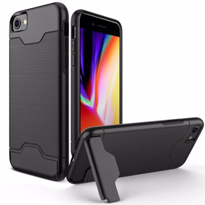 

iPhone 8 CaseiPhone 7 CaseHeavy Duty&Anti-Scrtatch Full Protective Cover with Kickstand Dual Layer Wallet Design