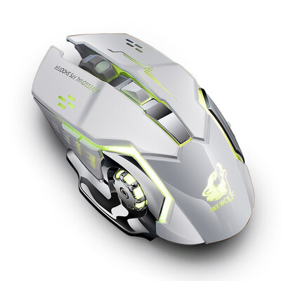 

Rechargeable X8 Wireless Silent LED USB Optical Ergonomic Gaming Mouse