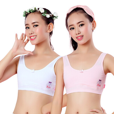 

Barbie 2 piece girl bra development student underwear sports vest junior high school student middle school student bra ABY3013 75A