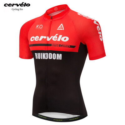 

Cycling jersey 2018 pro team Cervelo mens summer quick dry bicycle clothing MTB bike jersey cycle sportswear