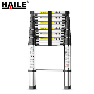 

Haile bamboo ladder ladder telescopic straight ladder 54 meters aluminum alloy material ZJ-54