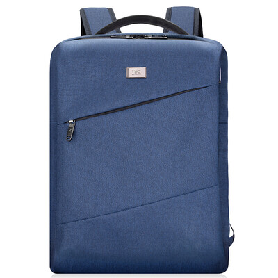 

Seven wolves shoulder bag 14 inches fashion trend men&women casual notebook student bag travel backpack blue B2400171-108