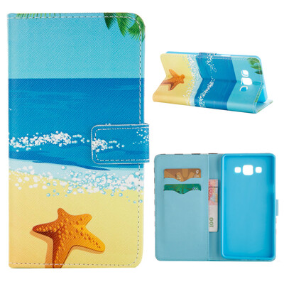 

MOONCASE ЧЕХОЛ ДЛЯ Samsung Galaxy A7 Flip Leather Wallet Card Slot Foldable Stand Feature [Pattern series] /a18