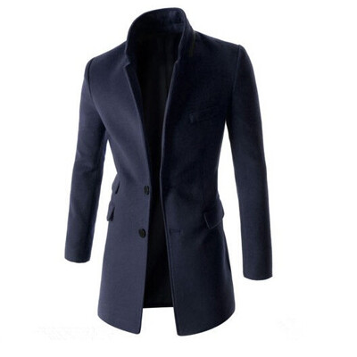

Zogaa Men's Wool Coat Slim