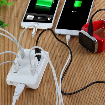

M561 6 портов USB зарядное устройство 6 LED - ЕU Plug