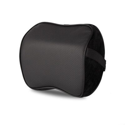 

Nine hundred WY-1820 car headrest double sided pillow car pillow cervical pillow car pillow car neck pillow seat pillow memory cotton neck pillow black