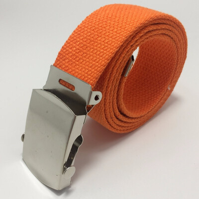 

Men Fashion Casual Cowboy Automatic Buckle Canvas Tactical Belt