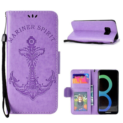 

MOONCASE Samsung Galaxy S8 Embossed Mermaid Anchor Case - Purple