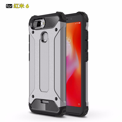 

Goowiiz Phone Case For Xiaomi Redmi 66AS2 King Kong Armor Fashion Bumper PC TPU Prevent falling