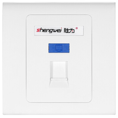 

Wins (shengwei) SIP-204 engineering level four voice information panel switch socket panel network cable socket computer socket network information socket 86 type