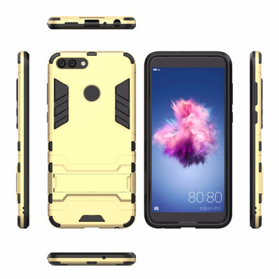 

WIERSS Shockproof Hard Case for Huawei P smart FIG-LA1 FIG-LX1 LX2 LX3 nova lite 2 FIG-L21 Enjoy 7S Combo Armor Case Back Cover