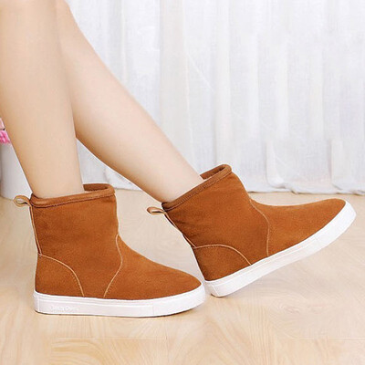 

Hot sale winter women ankle boots suede snow boots shoes for women 35-44